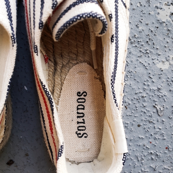 Anthropologie Soludos Espandrille Striped Sneakers - Picture 8 of 10